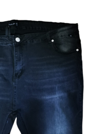 EXXCELLENT Mooie zwarte stretch jeans 52