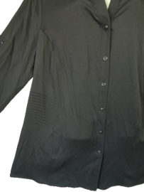 SEMPRE PIU Mooie zwarte blouse 46