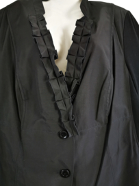 SAMOON Super mooi zwart vest/ jasje 54