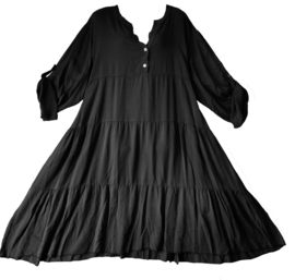 Trendy viscose jurk in A-lijn   46-50