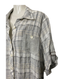 MONALISA Trendy grof geweven blouse 44-46