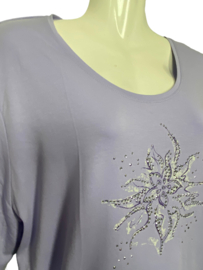 GOLLEHAUG Trendy lila stretch shirt 46