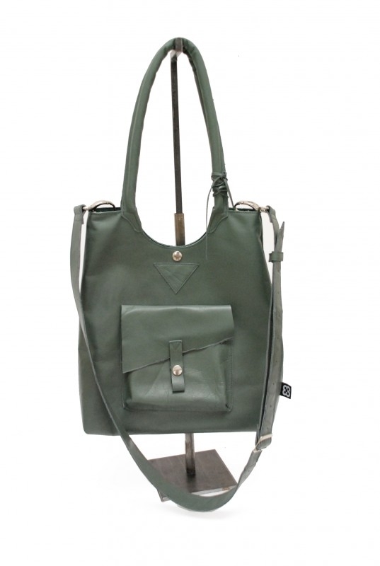 100% Recycled Leather Bag