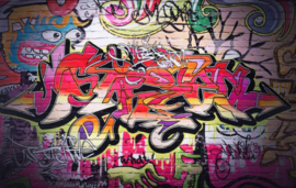 Tricot Panel Graffiti Art Wall (62481)