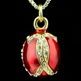 Venezia Faberge Inspired Egg Pendant