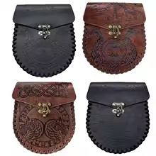 Middeleeuwse Ridder Taille Pouch Renaissance Riem Set Viking Warrior Cosplay Kostuum