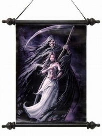 wanddoek ``Summon the reaper``design by Anne Stokes