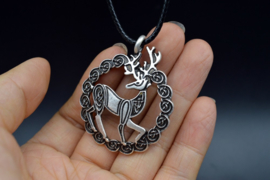 viking Sieraden Handgemaakte God Herten Hanger Ketting