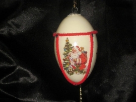 Christmas egg ornaments.