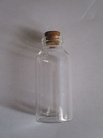 Steampunk glazen flesje