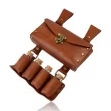 Retro Viking Stijl Knappe Heuptas Met Kurk Glazen Fles