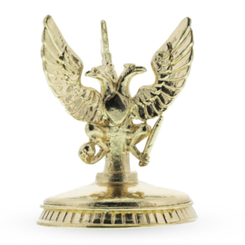 Three Headed Eagle Metal Egg Stand Holder