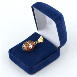 Double-Headed Eagle Faberge Inspired Egg Pendant