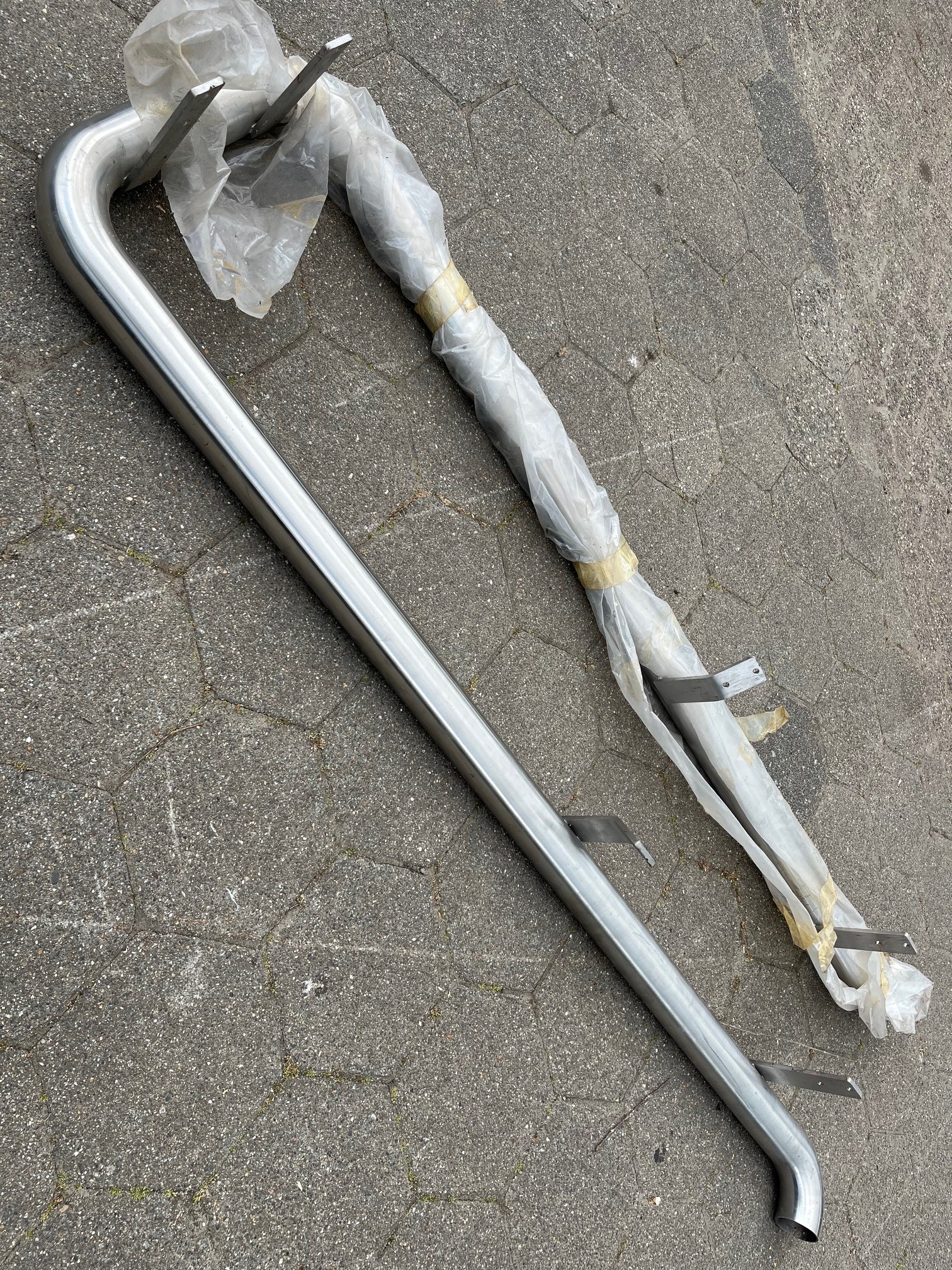 Sidepipes  Nieuw/rvs (G).