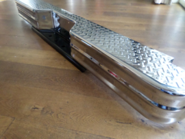 Achterbumper chroom (stepbumper).