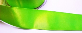 Satijnlint 38 mm neon groen