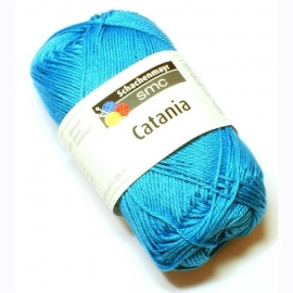 Catania katoen blauw