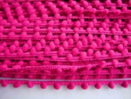 Bolletjesband roze mini