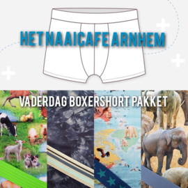 Boxershort pakket maat S M L of XL stof naar keuze