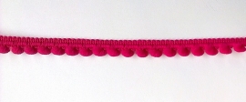 Bolletjesband roze mini