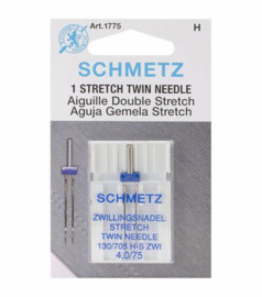 Schmetz 2-lingnaald stretch 4,0/75