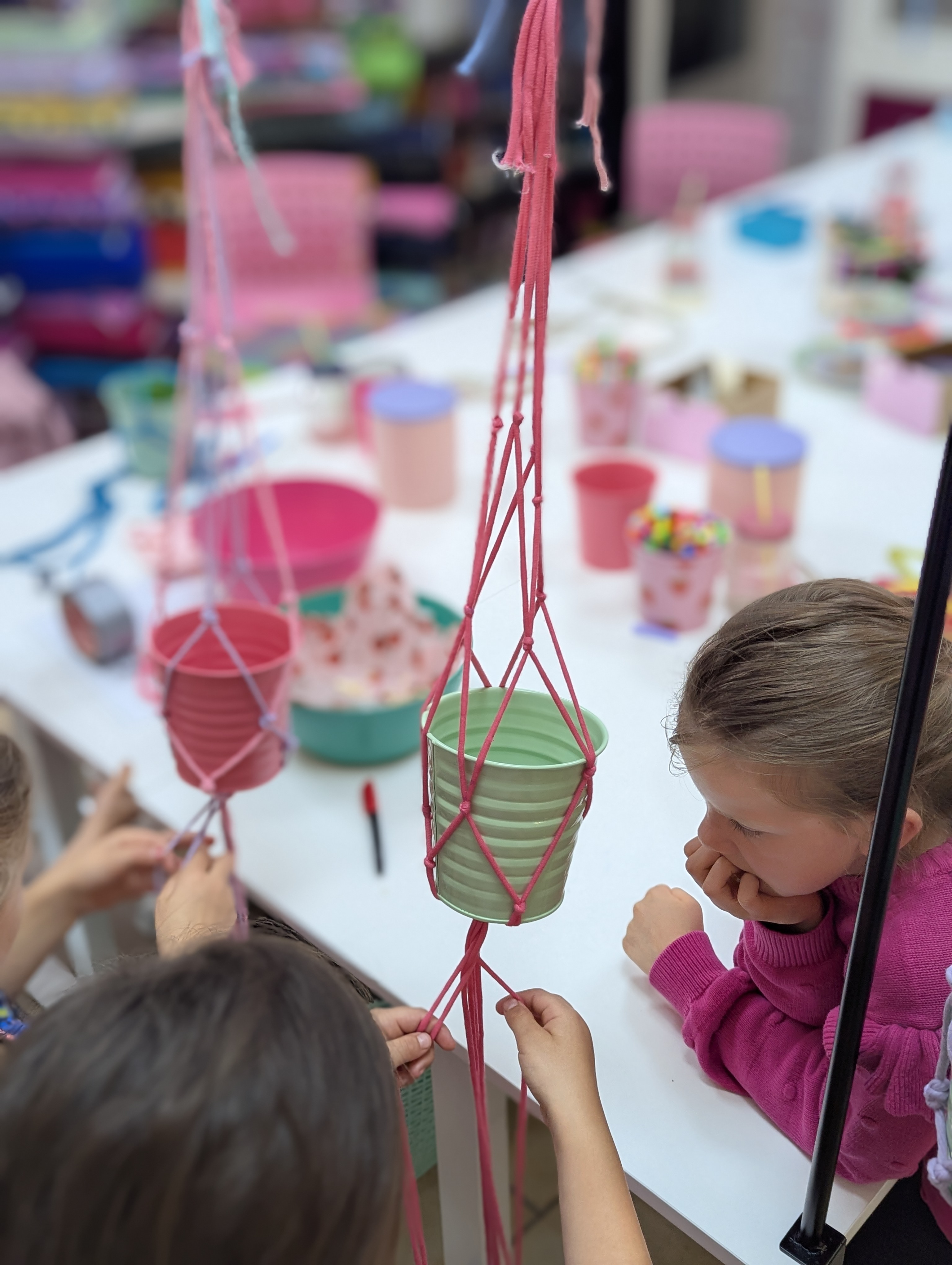 Macrame plantenhanger