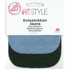 Kniestukken Jeans