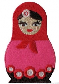 Babuska Strijkapplicatie Roze
