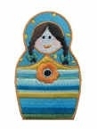 Babuska Strijkapplicatie Blauw