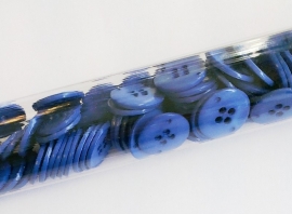 Knoop blauw 18 mm