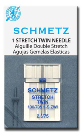 Schmetz 2-lingnaald Schmetz  2.5/75 ZB