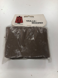 Tailleboord olijf/bruin