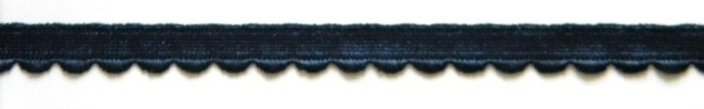 Elastisch Kant  Donker Blauw breedte 10 mm.