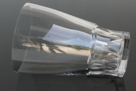 Set van 6 flinterdunne Leerdam waterglazen