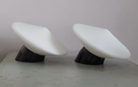 Discus Wandlampen, Opalineglas.