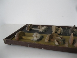 Oude Gipsen Paddenstoelen modellen, jaren 30.