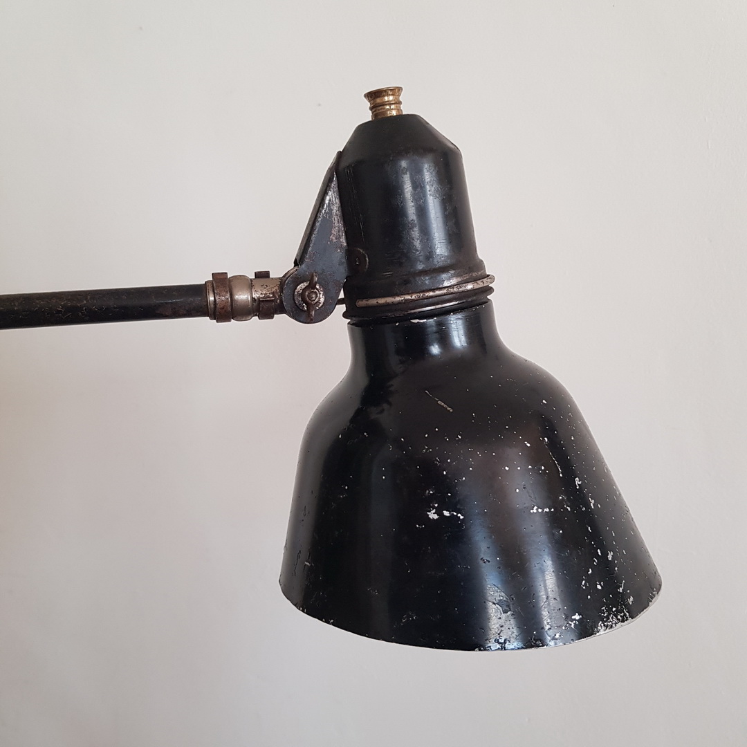 Vintage  Werkplaatslamp / Machinelamp   Midgard