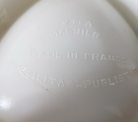 Martini asbak, opaline glas