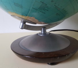 Grote Glazen Columbus globe met verlichting