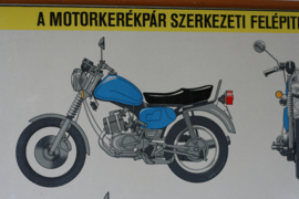 Schoolkaart Motorfiets