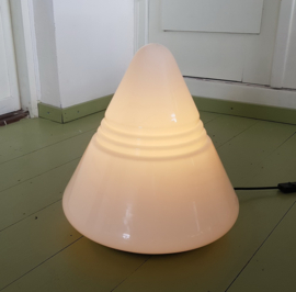 Vloerlamp of tafellamp, opaline glas.