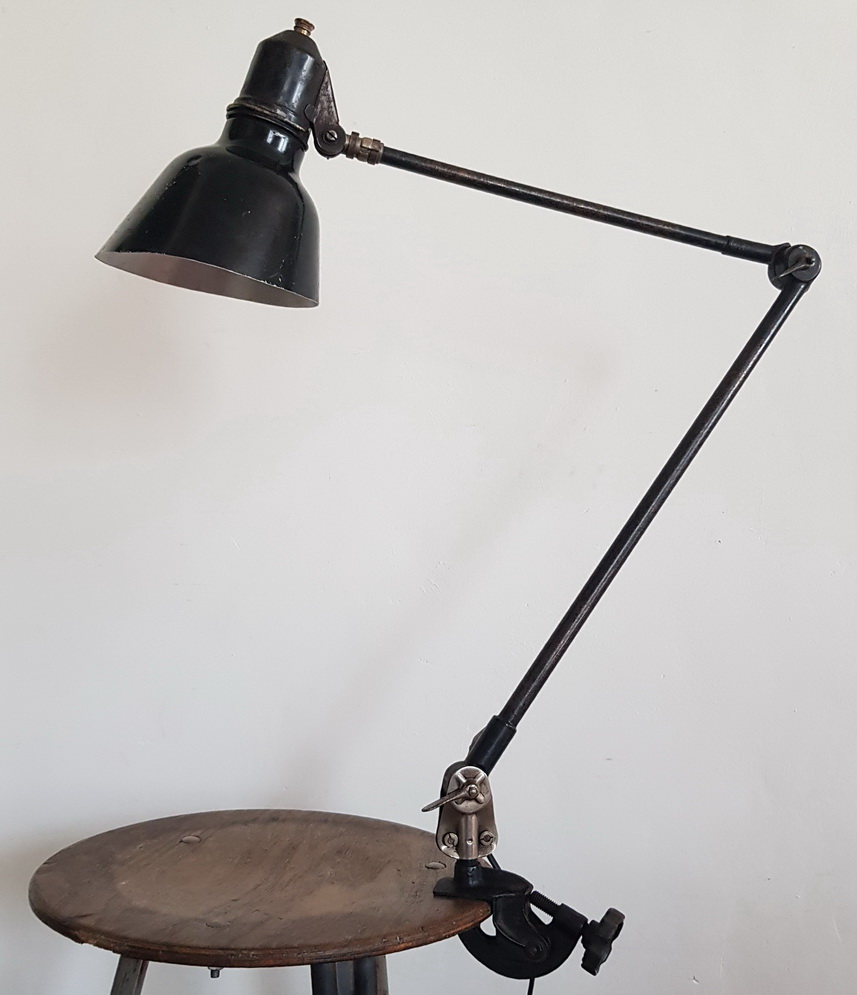 Vintage  Werkplaatslamp / Machinelamp   Midgard