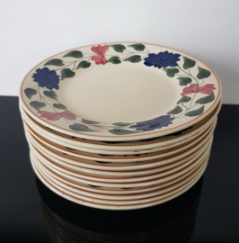 Boerenbont, decor 418 Soc. Ceramique . Ontbijtbordjes