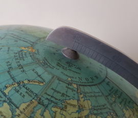 Grote Glazen Columbus globe met verlichting