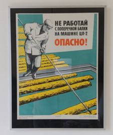 Oud Russische Instructieaffiche.  1960.