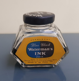 Jaren 40/50 Flesje Waterman's Inkt Blue / Black