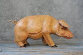 Oud Gipsen Varken, uit etalage slagerswinkel.
