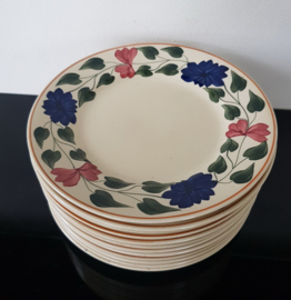 Boerenbont, decor 418 Soc. Ceramique . Ontbijtbordjes