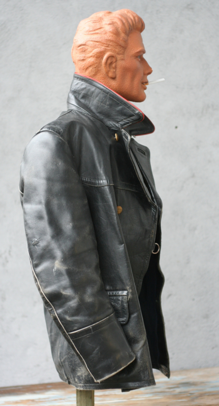 nul charme vasthouden Vintage Lederen PTT jas. | Verkocht | markantspul