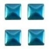 vierkant blauw 3x3mm 100 stuks